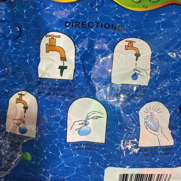 H2O Blasters Water Balloons 100 Count Water Bomb Filler Y2K Classic Old Style - Picture 9 of 13